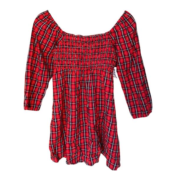 NWT- Red Plaid blouse - Girls Size 8 - Picture 2 of 12